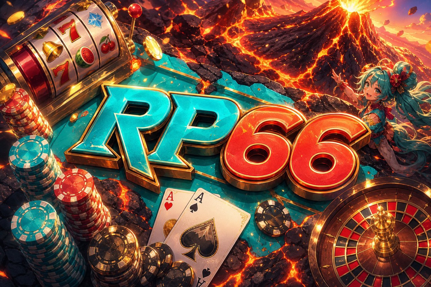 Ilustrasi halaman Fortune Tiger di RP66 dengan simbol hadiah harian dan level VIP